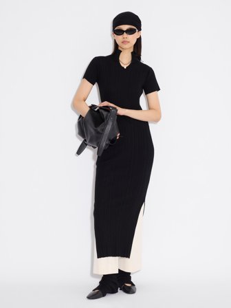 Holzweiler Babba Rib Dress - Black - Women's - M
