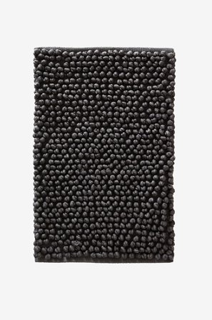 Jotex - Baderomsmatte 50x80 Cm Bomull/Polyester Grå HILLS - Kjøp Baderomsmatter hos Jotex