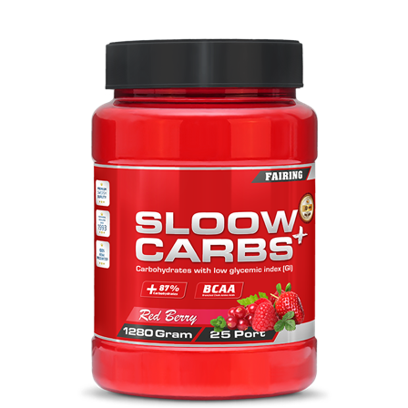 Fairing Sloow Carbs+ Sportsdrikkpulver 1,28 kg