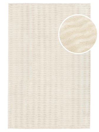 Lavable Petit Tide Tapis - Blanc Crème 120X180