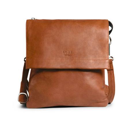 Still Nordic Anouk Messenger Skindaske Brun, unisex Skuldertasker, Størrelse: ONE Size