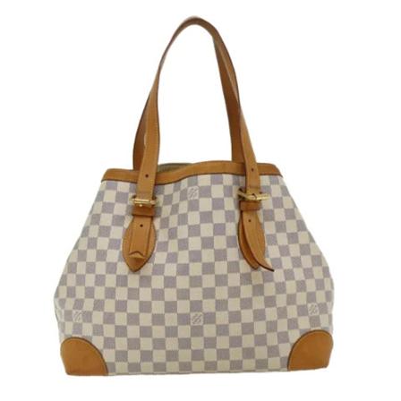 Louis Vuitton Vintage Pre-owned Canvas louis-vuitton-Väska vit, Dam Vintage Väskor, Dam, Storlek: ONE SIZE