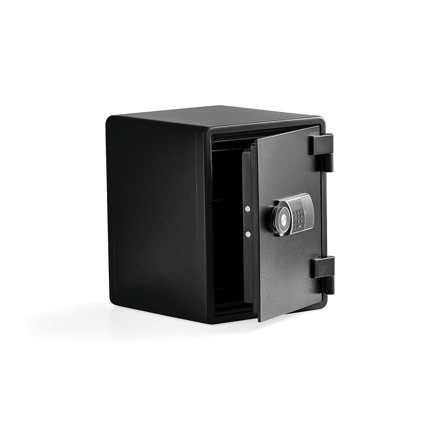 Brandschutz-Aktenschrank ADORE, 520 x 410 x 445 mm, schwarz