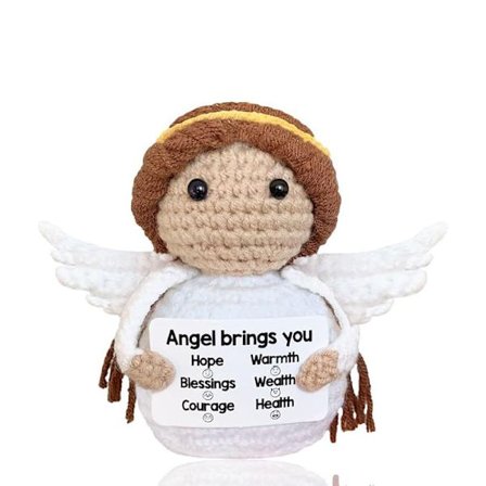 Ny stil positiv energi engel ornament heklet