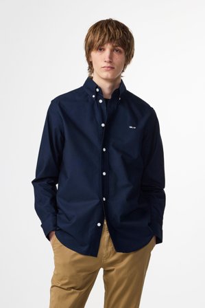 Cabo Skjorta Herr Blå Bomull