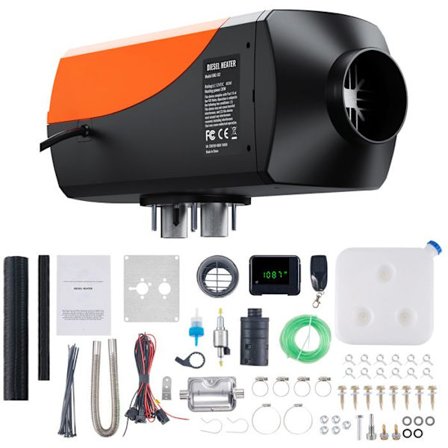 Diesel-ilmahu warmer-Duoku-12 V 2 kW-LCD-näytöllä ja kaukosäätimellä-autolle, bussille, matkailuautolle ja sisätiloihin