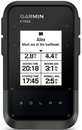 Garmin eTrex Solar Black