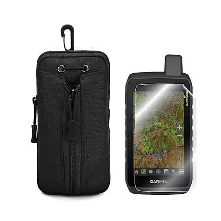 Sotilaallinen taktinen kotelo + näytönsuojakalvo vaellukseen GPS Montana 700 700i 750 750i