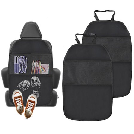 Beskyttelse til bagsæde, bilorganisator til børn, vandtæt og smudsafvisende beskyttelse af bagsædet til børn og hunde