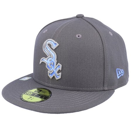New Era - Gris fitted Gorra - Chicago White Sox MLB22 Fathers Day 59FIFTY Charcoal Fitted @ Hatstore
