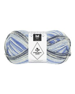 Garn Eventyrligt Blau meliert