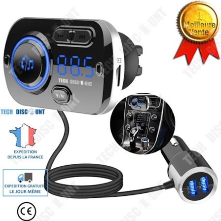 Bluetooth-adapter - TD - Bil - 12-24V - Bluetooth 5.0 - QC3.0