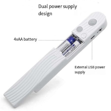 LED-valonauha PIR-liiketunnistimella, LED-nauha 60 LEDiä/M 2835Smd Sängynalusvalo vaatekaappiin, kaappiin, portaisiin