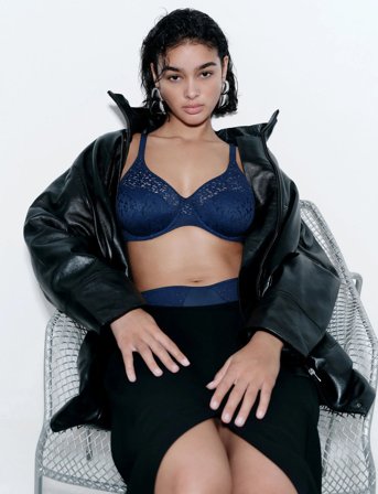 CHANTELLE Norah Underwire Covering Molded Bra - Black - G x 80