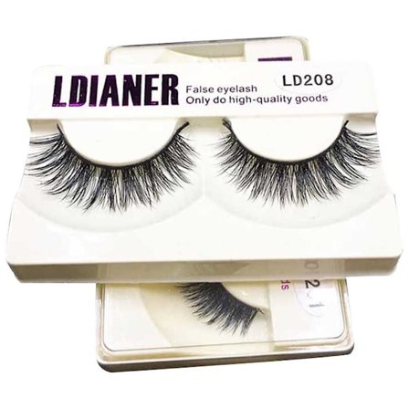Naturlige falske øyevipper Fake Lashes Naturlige øyevipper Falske