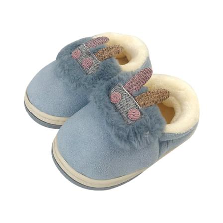 Barn Tecknad Söta Hem Skor Bomull Vinter Varm Plysch Tofflor