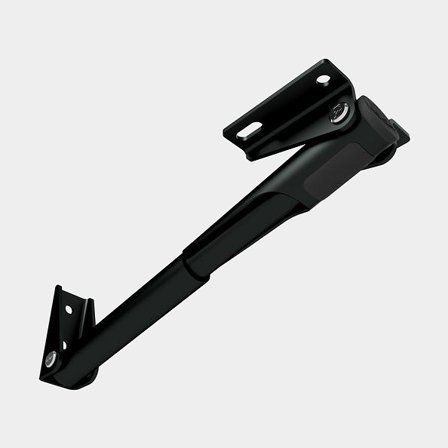 Folding table bracket Roca Rakego, black anodized aluminium, 252 mm, 90 kg