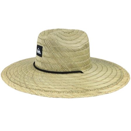 Quiksilver - Svart straw Hatt - Pierside Natural Hat Straw Hat @ Hatstore