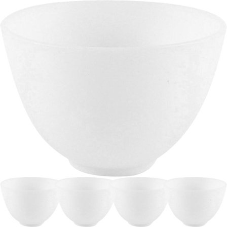 5 stk Silikon Blandeskål for Ansiktsmaske, Blandeskål for Hudpleieprodukter, DIY-skål for Ansiktsmaske