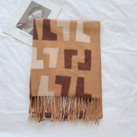 Comfort Imitation kashmir tofsar Dam höst Vinter Scarf Filt Wrap Sjal Stole Varm Mjuk Camel 185*65cm