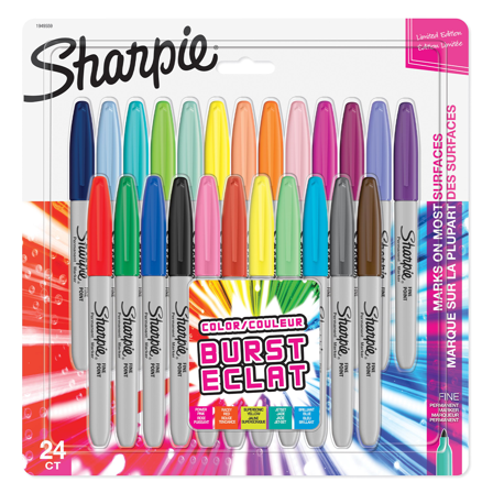 Sharpie Colour Burst Fine Marker 24-set