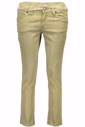 John Galliano Pantalone Pinocchietto Donna Verde