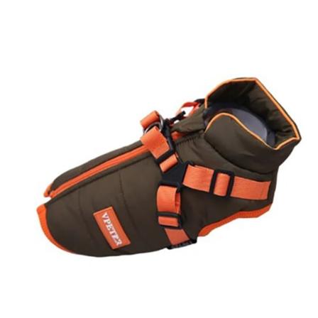 Valpejakke Vanntett kjæledyrklær Vintervarme Chihuahua-vest Green M