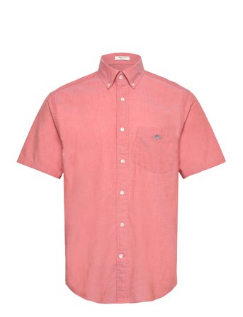 GANT Reg Classic Poplin Ss Shirt - Pink - M