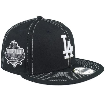 New Era - MLB Svart fitted Caps - Los Angeles Dodgers Dark Peak 59FIFTY 40th Anniversary Black Fitted @ Hatstore