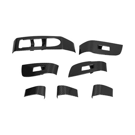 Dørvindueskontaktspanel-trimlister i kulfiber-stil til Mazda 3 CX-30
