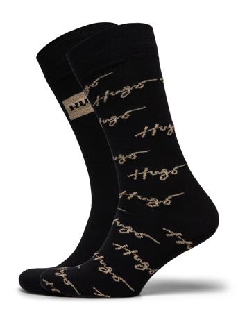2P Giftset Lurex Cc Underwear Socks Regular Socks Musta HUGO