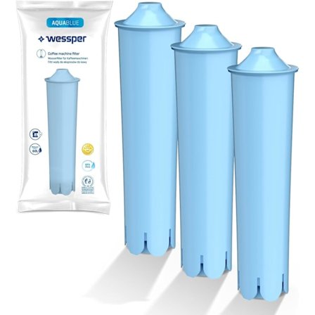 Jura Claris blue -suodattimen A9 C5 C60 C9 F50 J6 F7 F8 J9 kanssa yhteensopiva vesisuodatin