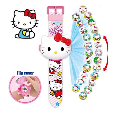 Super Mario Bros Børnelegetøjsur Tegneseriefigurer Mario Luigi 24 Mønstre Elektronisk Digital Projektionsur