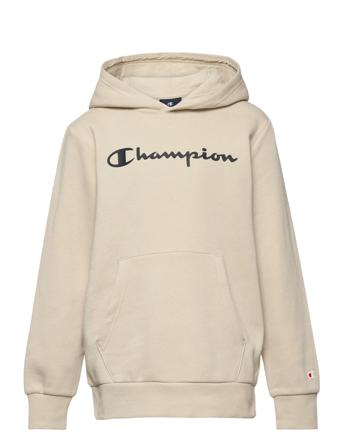 Hooded Sweatshirt Hoodie Trøje Beige Champion