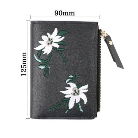 Damplånbok Kortplånbok SVART svart