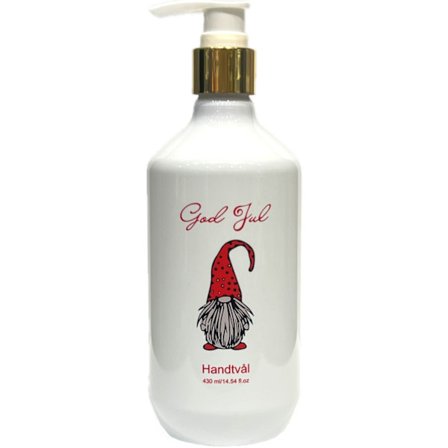 Tvålpump God Jul Tomte 430 ml Vit handtvål