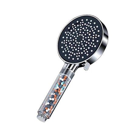 Vattenbesparande dusch med filter, 6 typer av munstycken, regnduschförstärkare