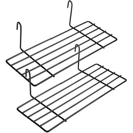 2 st Hyllor för Design Metall Väggnät, Design Nät Fotovägg