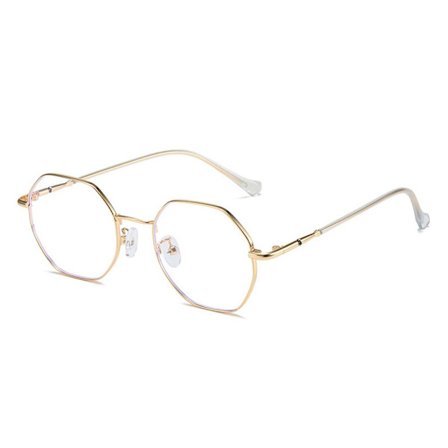 Anti-Blue Light Glasögon Överdimensionerade glasögon GULD GULD