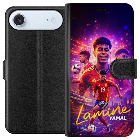 Yhteensopiva Lompakkokotelo Apple Apple iPhone 17 Air Lamine Yamal jalkapallo juliste Espanjan maajoukkueen pelipaidassa dynaamisella liikkeellä, vä