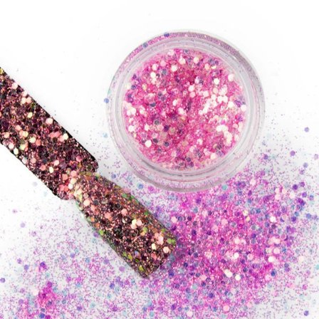 Nail Glitter - Silmäisku - Kuusikulma - 21