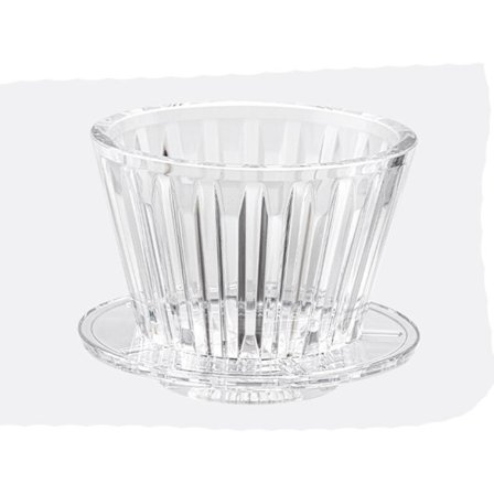 B75 Wave Kaffebryggare Kristall Öga Häll Över PCTG Kaffefilter 1-2 Koppar Kaffetillverkare Öka Enhetlighet Transparent