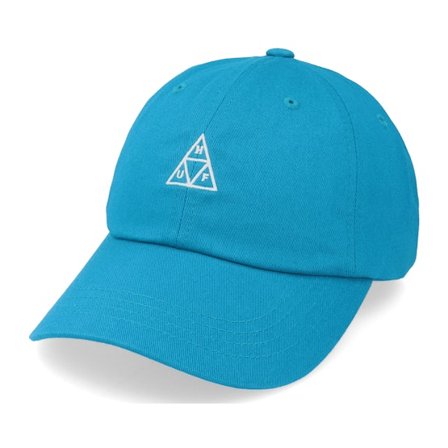 HUF - Essentials Tt Cv Hat Marina Dad Cap Unconstructed Blue Cap - @ Hatstore
