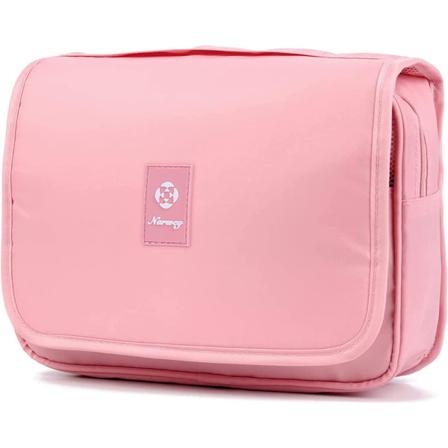 Necessär, Sminkväska För Kvinnor, Flickor, Barn, Vattentät, Rosa, Fri Storlek