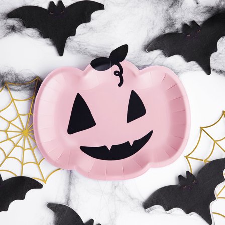 Vaaleanpunaiset Kurpitsat Lautaset