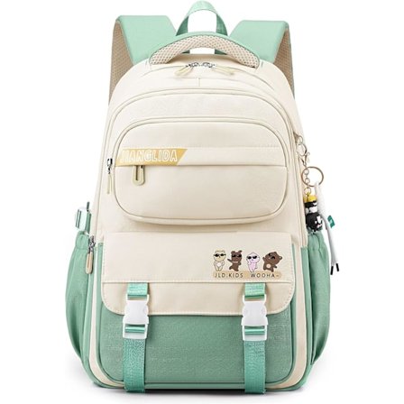 Ryggsekker for barn jenter Skolesekker for tenåringer Gutter Skoleveske Barn Bokvesker Flere lommer Ryggsekker for jenter