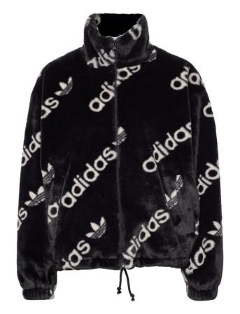 Faux Fur Jacket W Black Adidas Originals