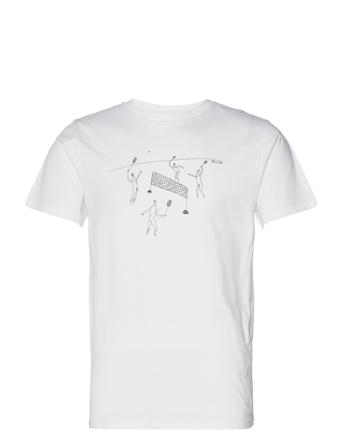 T-Shirt Stockholm Badminton White T-shirts Short-sleeved Vit DEDICATED