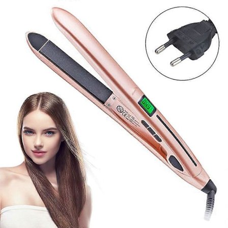 Revolusjonerende stylingverktøy: Antistatisk, flytende plate og automatisk avslåing for sikker hårpleie av høy kvalitet