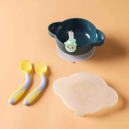 1/4 St Baby Anti-slip Silikon Spädbarnsskål För Tod